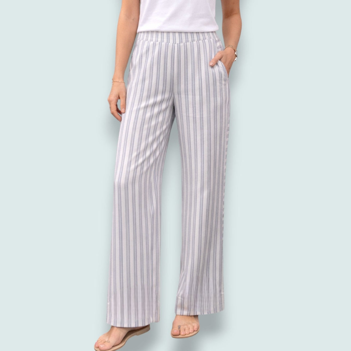 Escape - Coastal Ease Stripe Pant