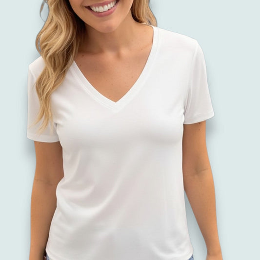 Carreli - Soft Touch V-Neck Tee