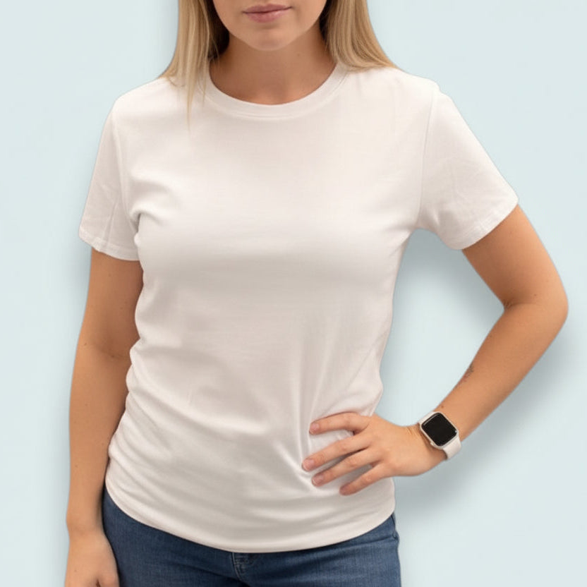 Carreli - Essential Luxe Crew Neck Tee