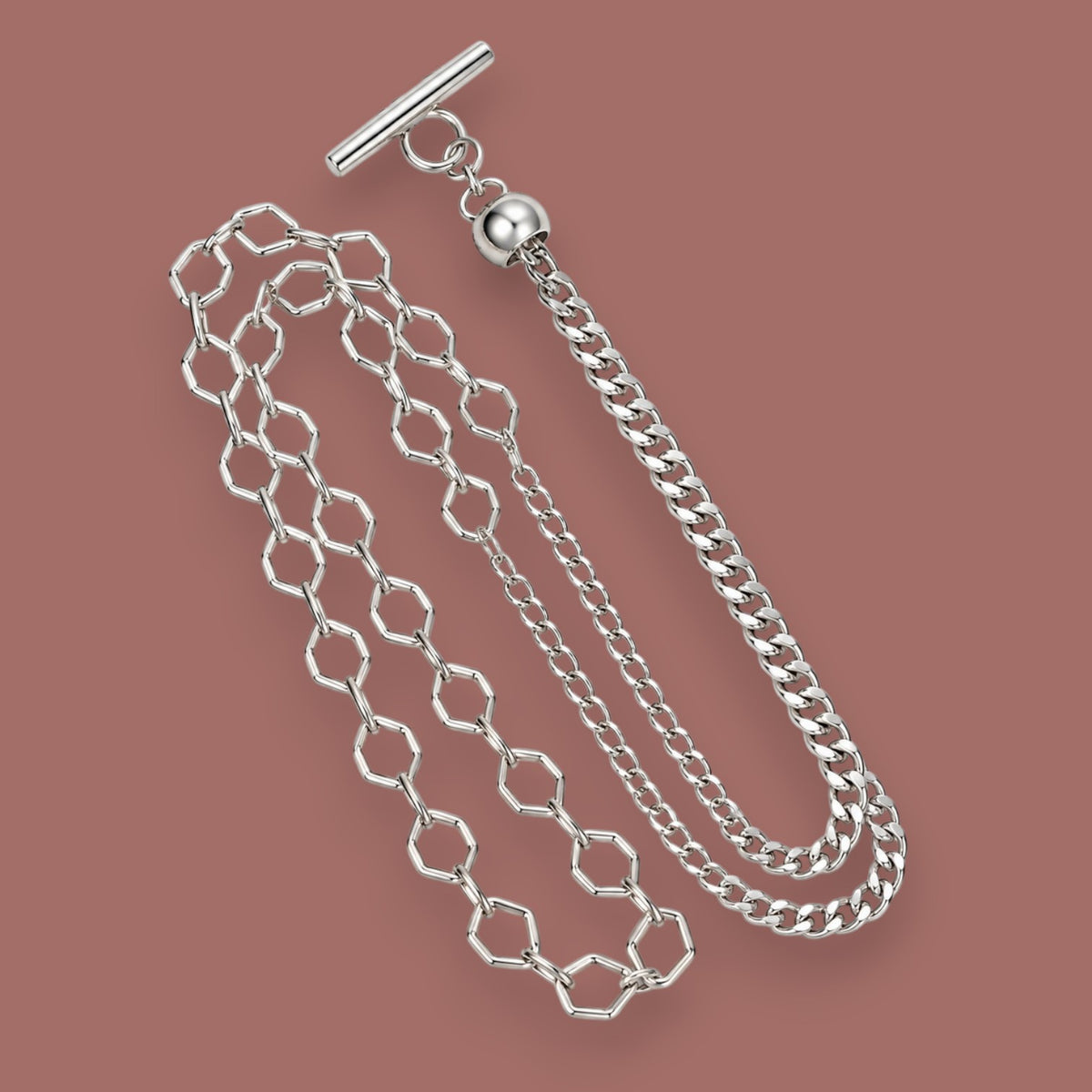 Audrey's - Silver Multi-Chain Phone Strap