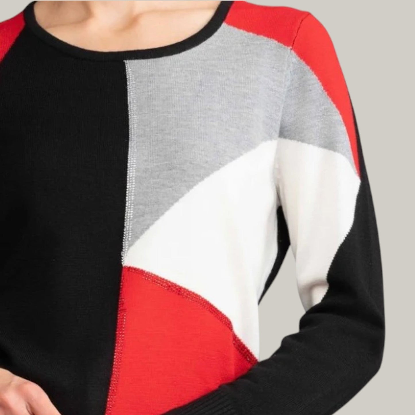 Alison Sheri - Colour Block Sweater