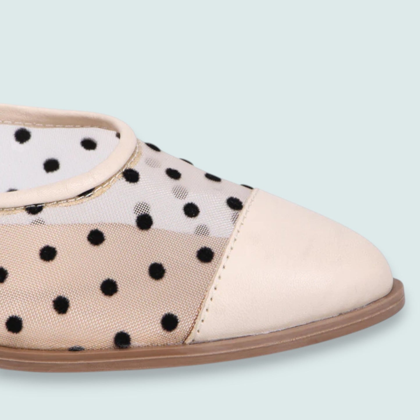 Bueno - Polka Dot Mesh Flat