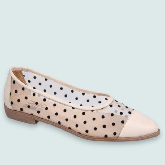 Bueno - Polka Dot Mesh Flat
