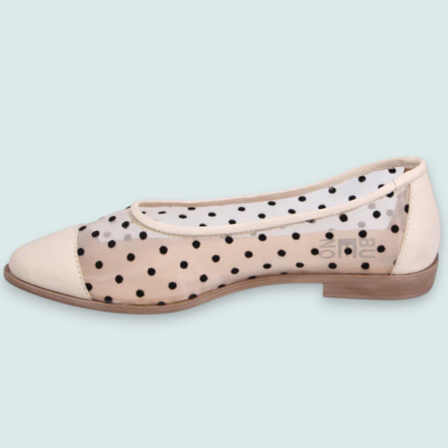 Bueno - Polka Dot Mesh Flat