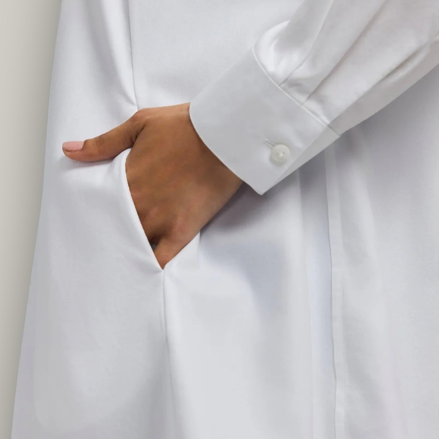 Foxcroft - Cici No Iron Pinpoint Long Sleeve Blouse