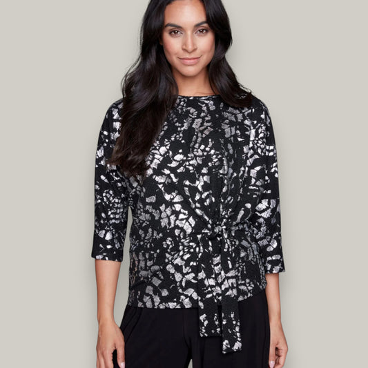 Compli K - Sparkle Patterned Top