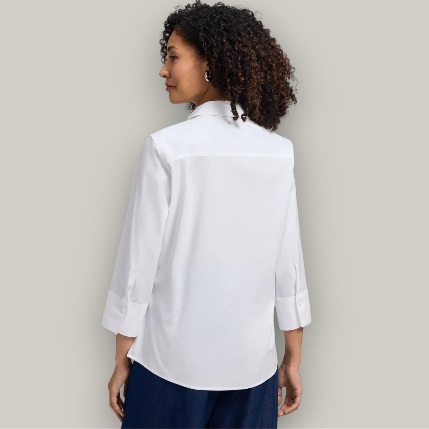 Foxcroft - Mary No Iron Stretch 3/4 Sleeve Blouse