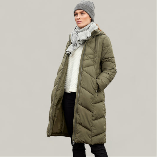Sunday - Long Puffer Coat With Hood