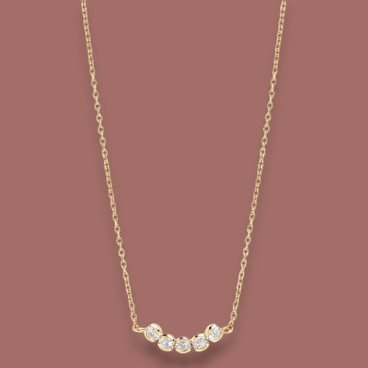 Mia - Dahlia Pendant Necklace