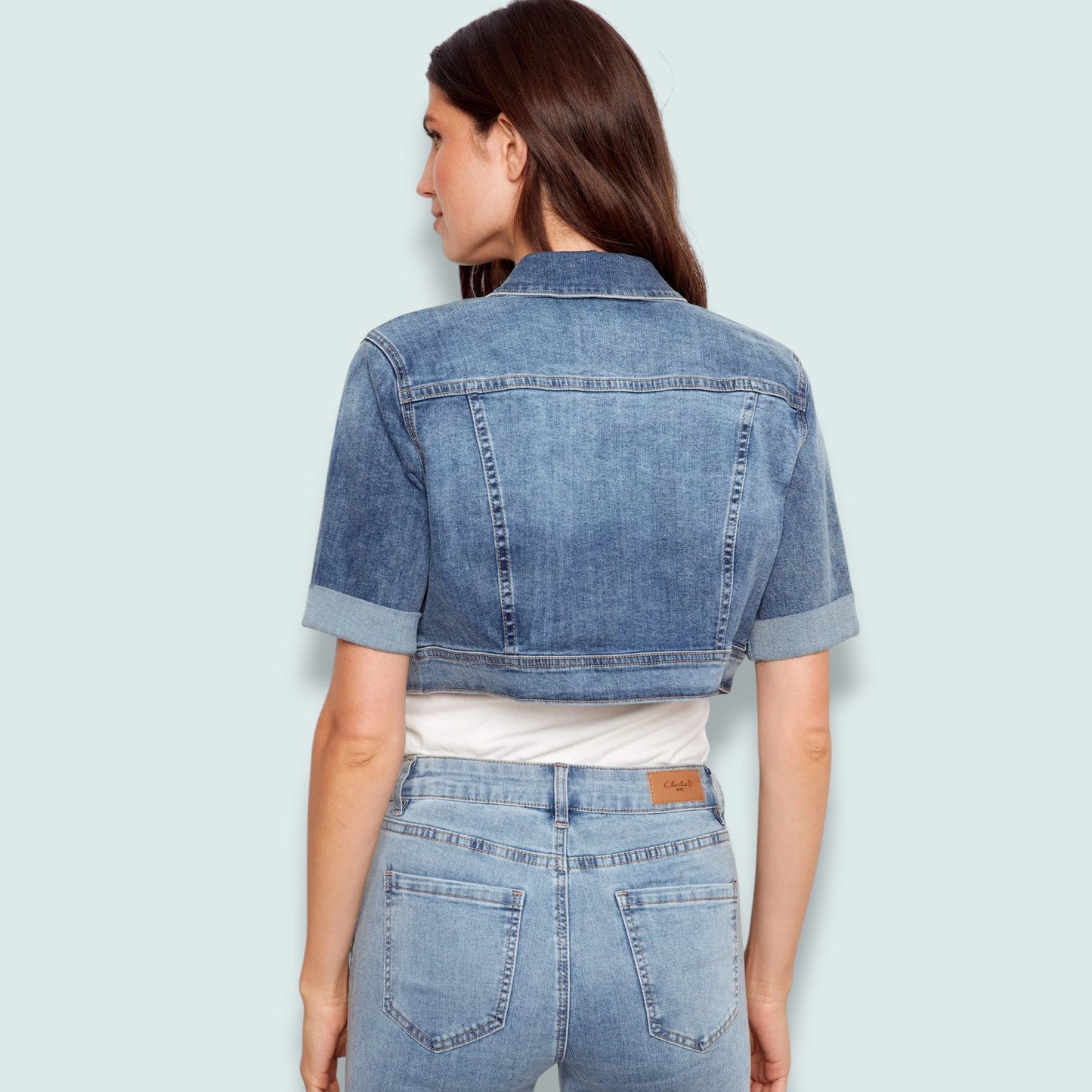 Charlie B - Cropped Denim Jacket