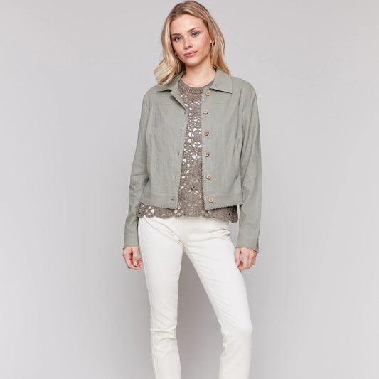 Charlie B - Linen Blend Jacket