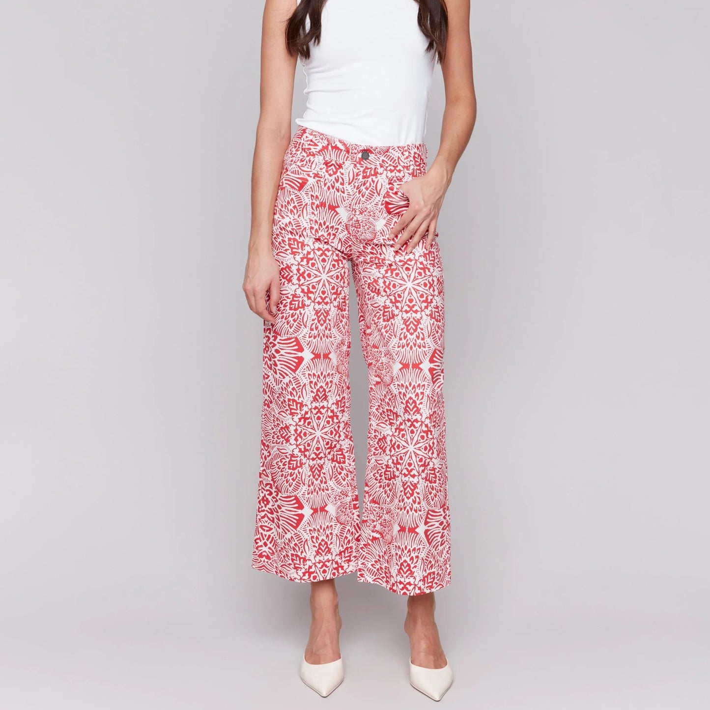 Charlie B - Printed Flare Pants