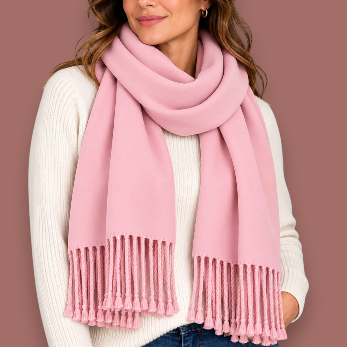 Audrey's - Soft Touch Classic Fringe Scarf