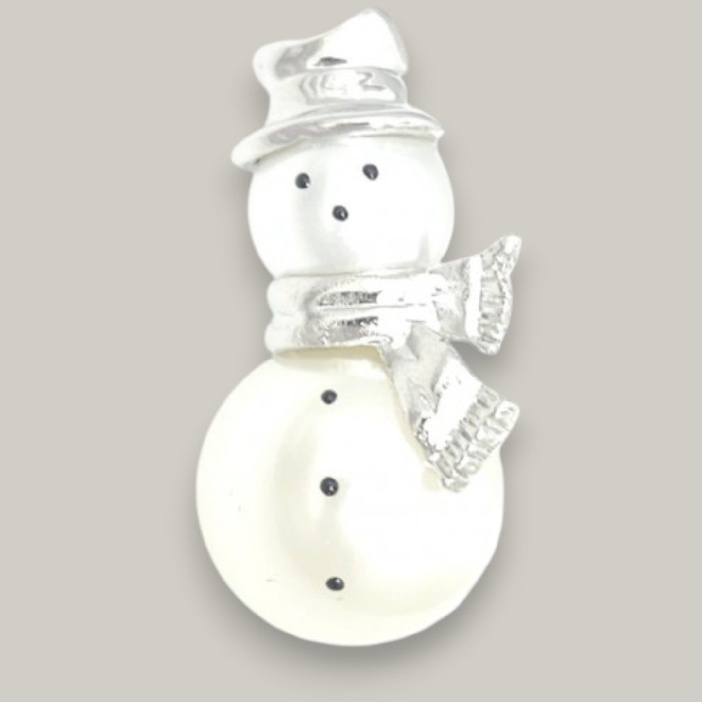 Evershine - Pearl Snowman Brooch