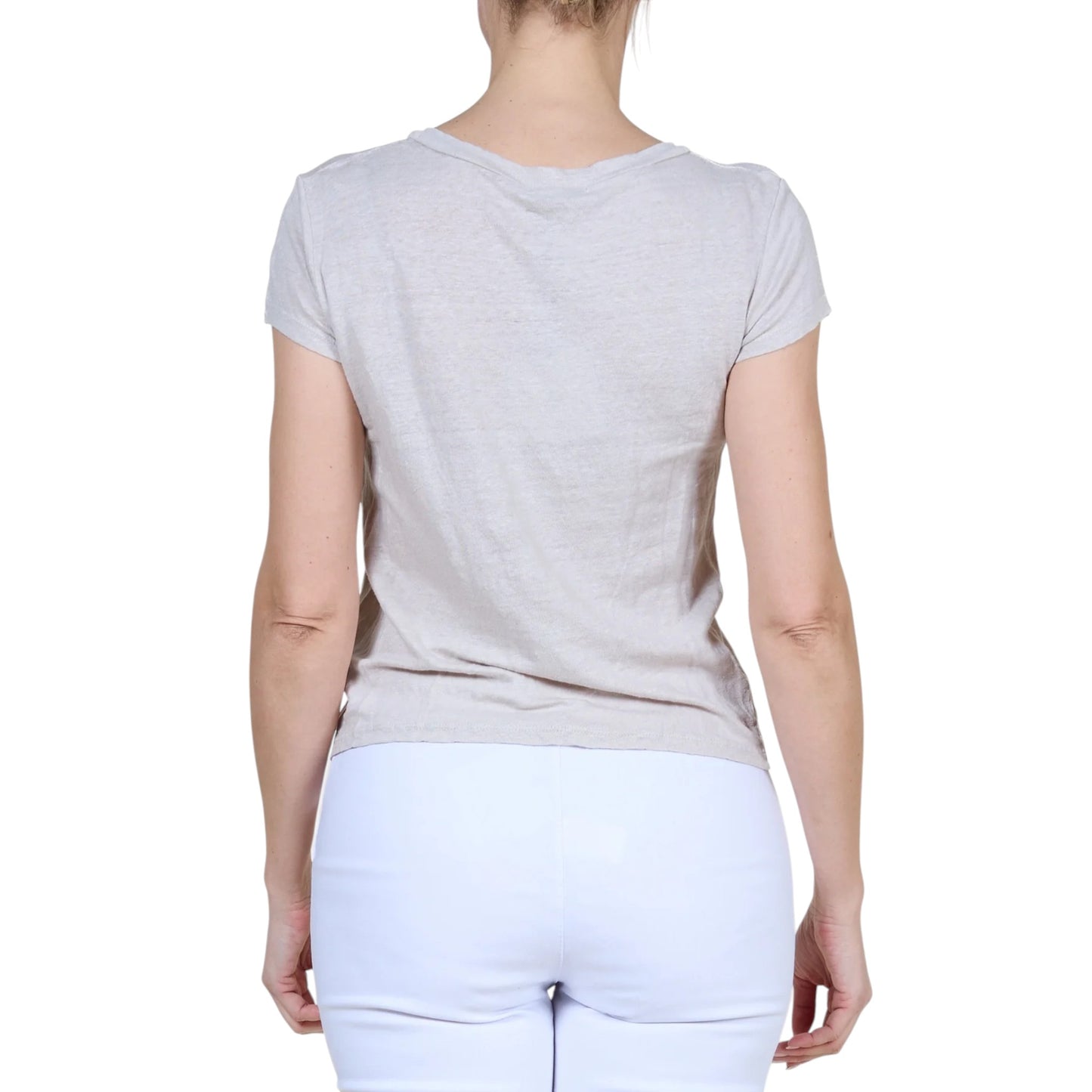 Angela Mara - Linen T-Shirt