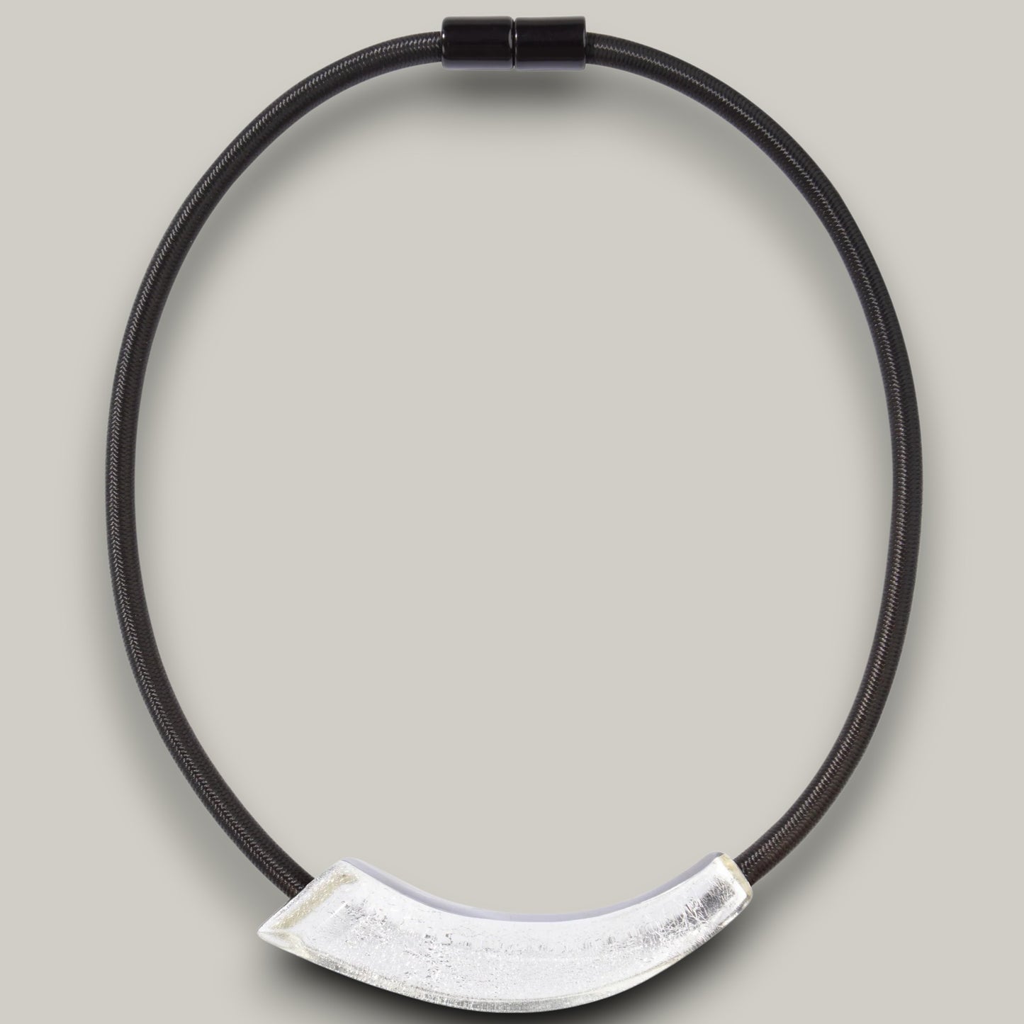 Zsiska - Sculpted Curve Accent Necklace