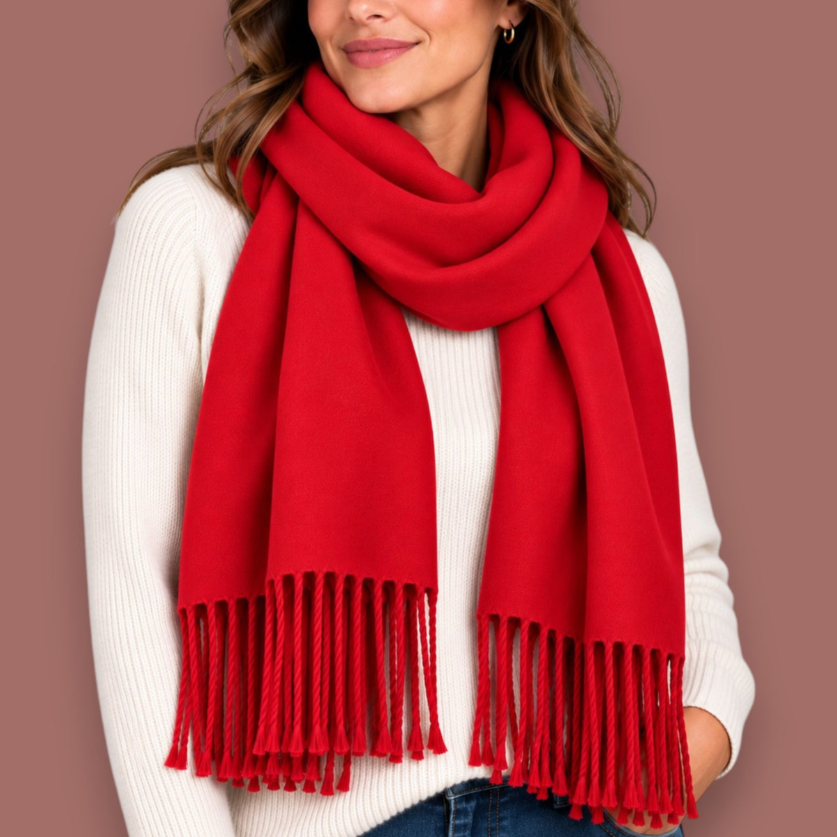Audrey's - Soft Touch Classic Fringe Scarf