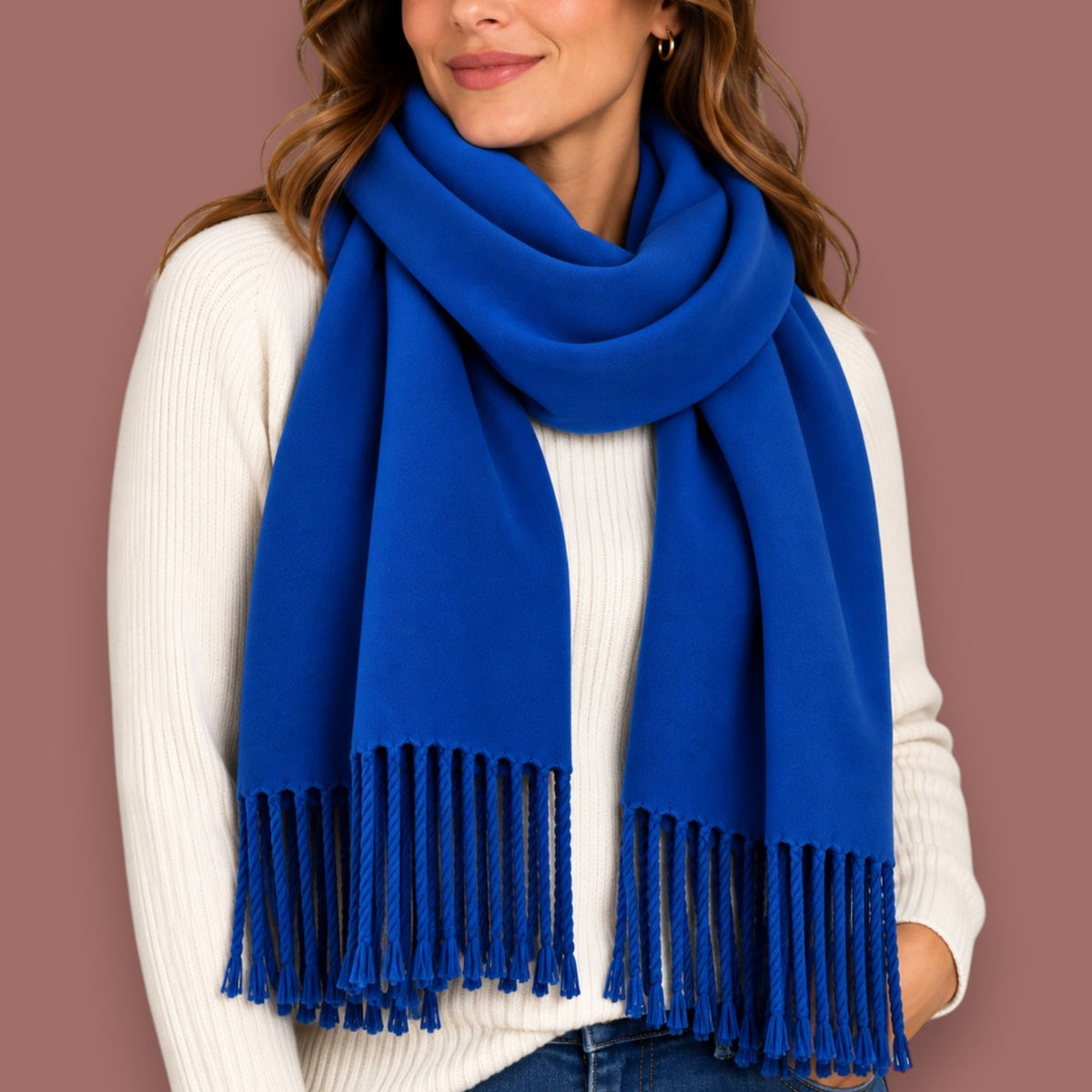 Audrey's - Soft Touch Classic Fringe Scarf