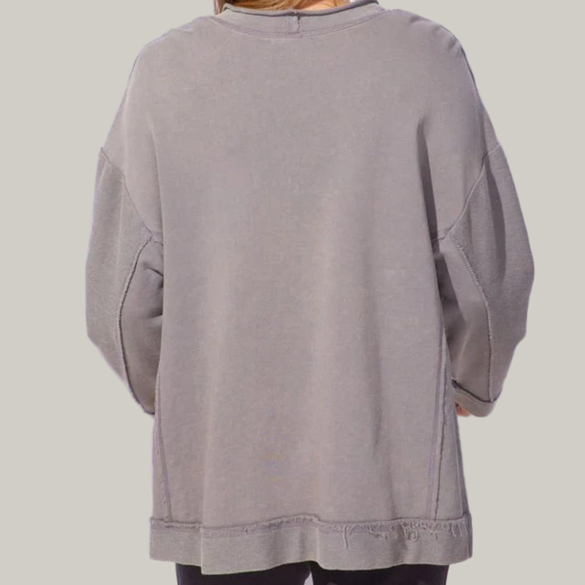 Escape - Rolled Neck Tunic Sweatshirt