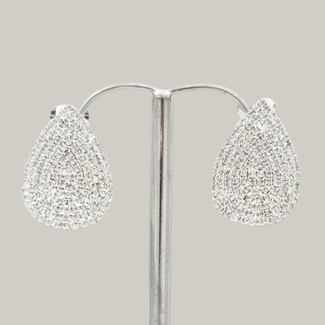 Evershine - Sparkle Petal Clip-On Earrings