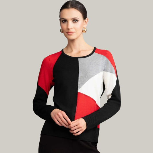 Alison Sheri - Colour Block Sweater
