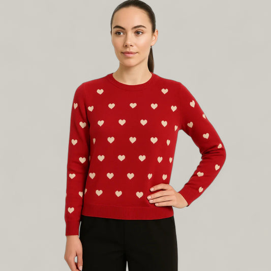 Canada Knitwear - Falling Hearts Sweater