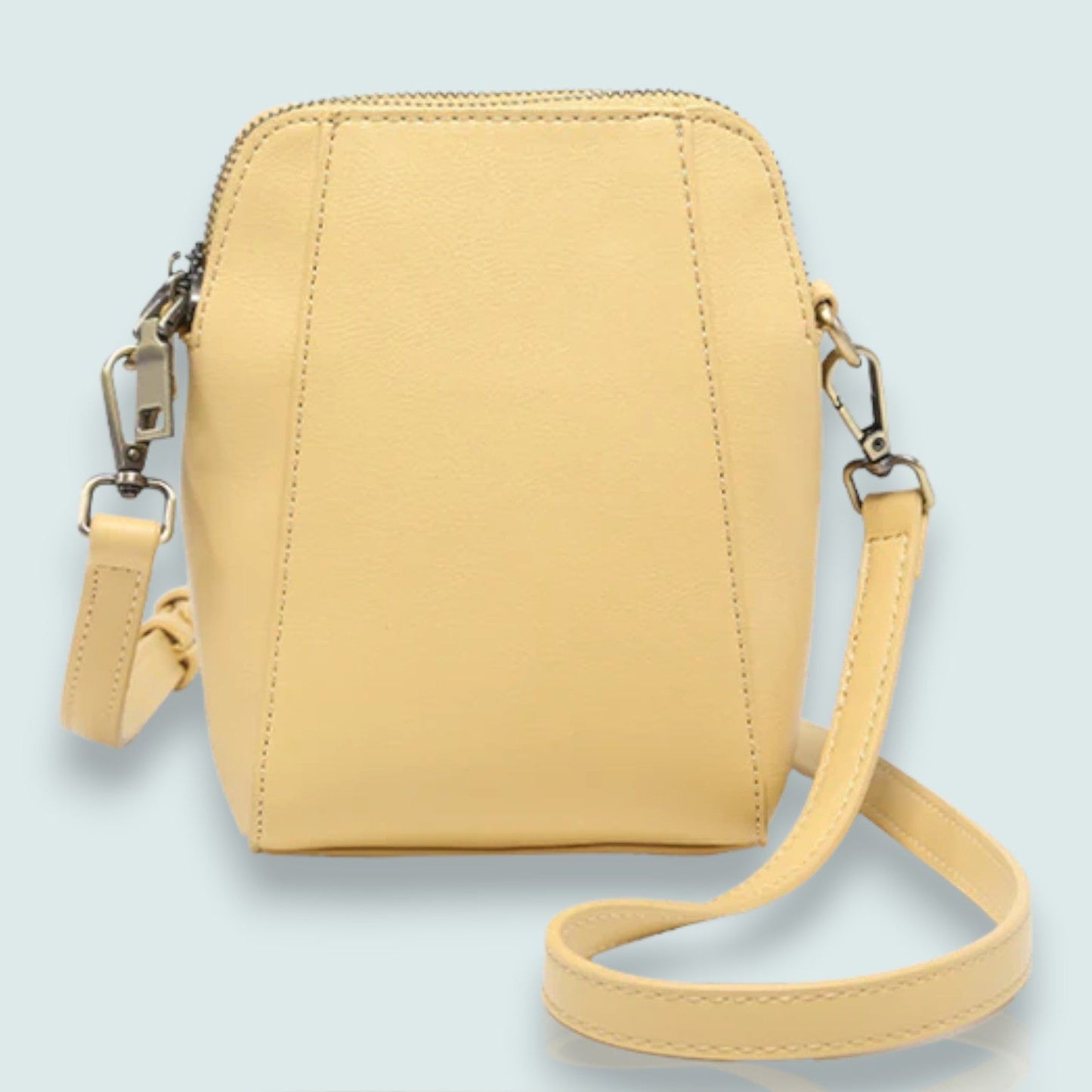 Audrey's - Vertical Dual-Zip Crossbody