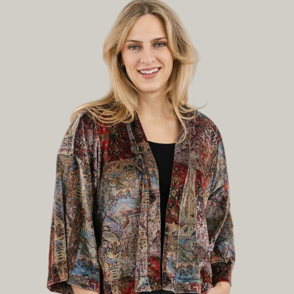Shannon Passero - Effie Velvet Open Cardigan