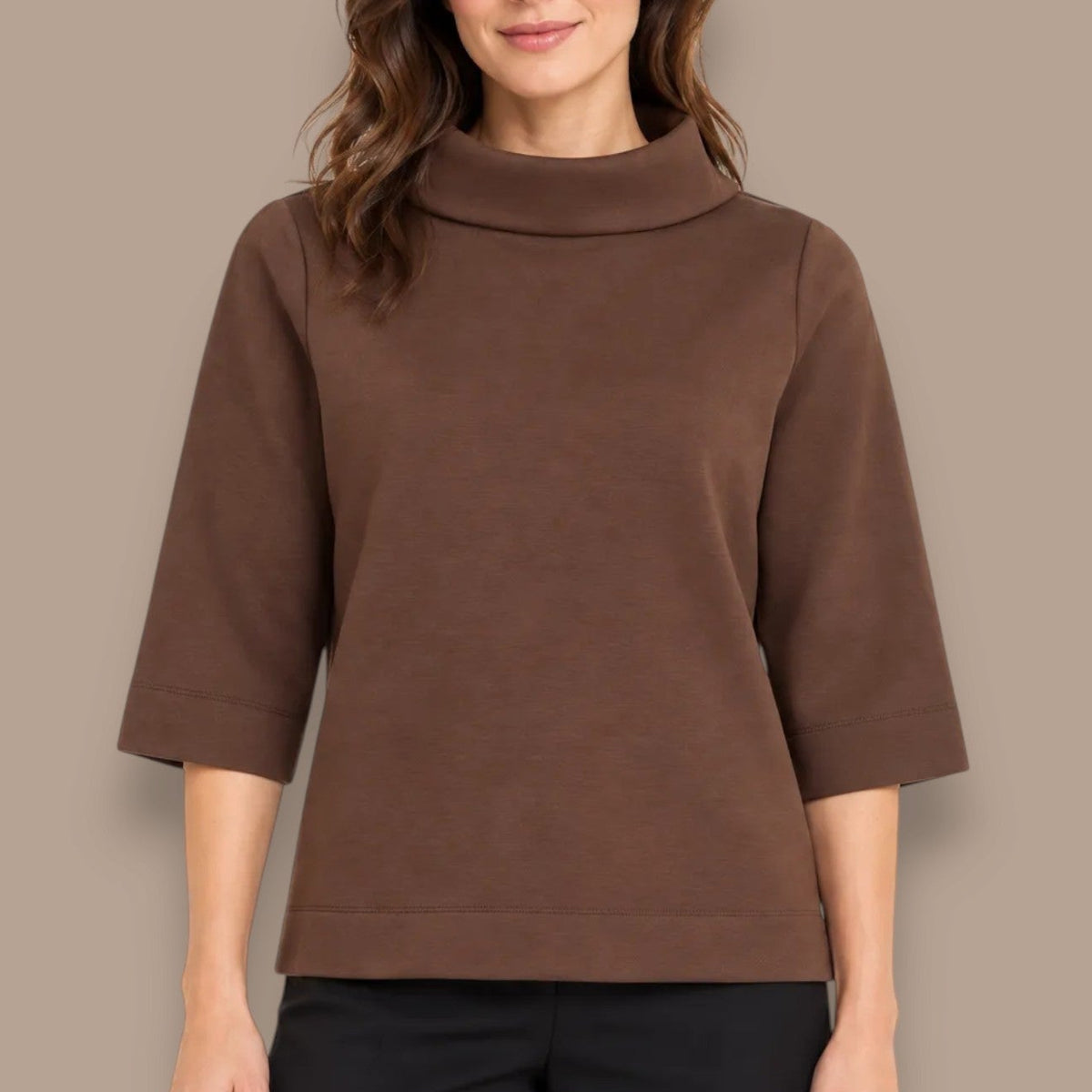Sunday - Relaxed Three-Quarter Sleeve Top