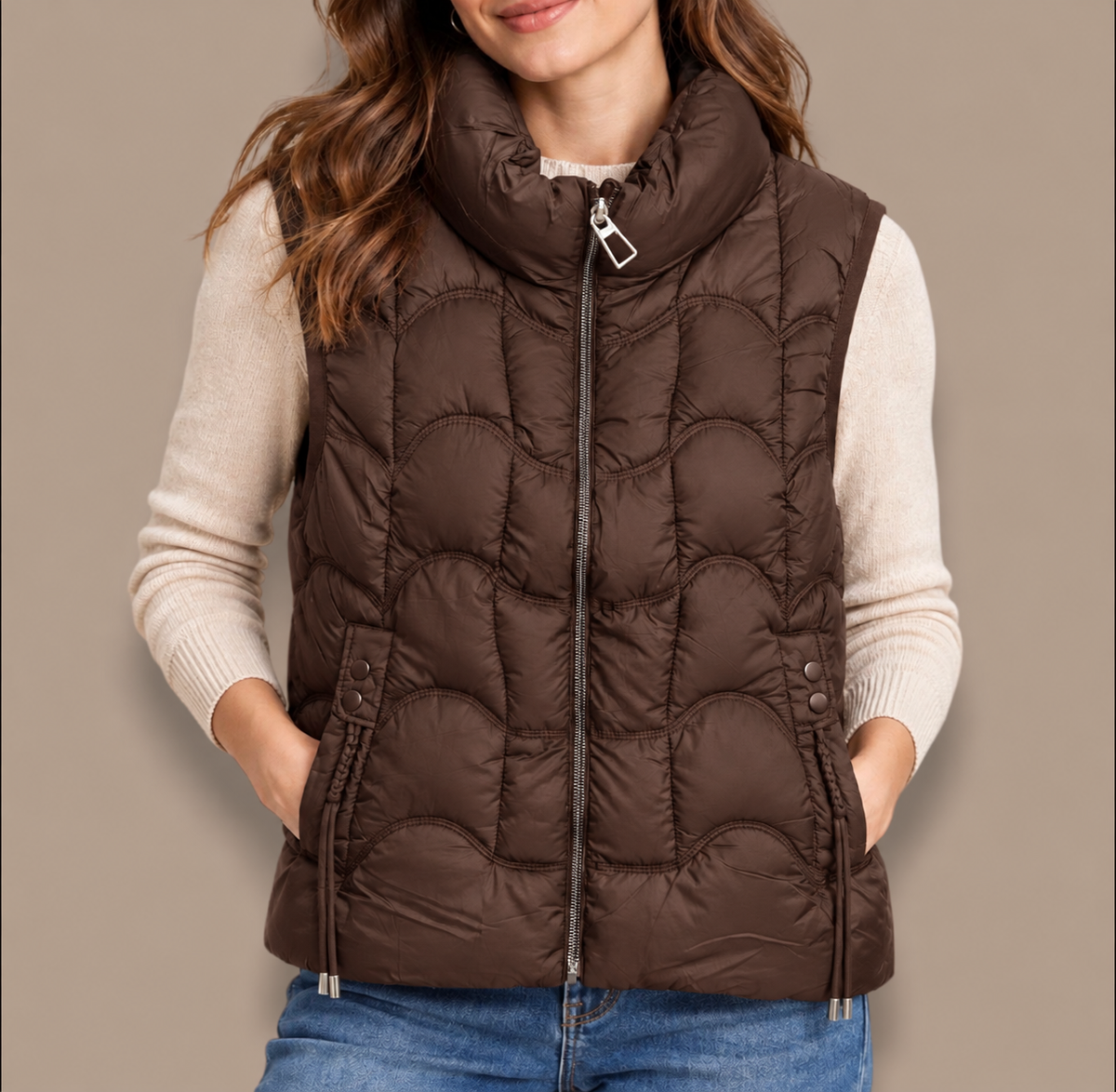 Audrey's - Wave-Quilted Puffer Vest
