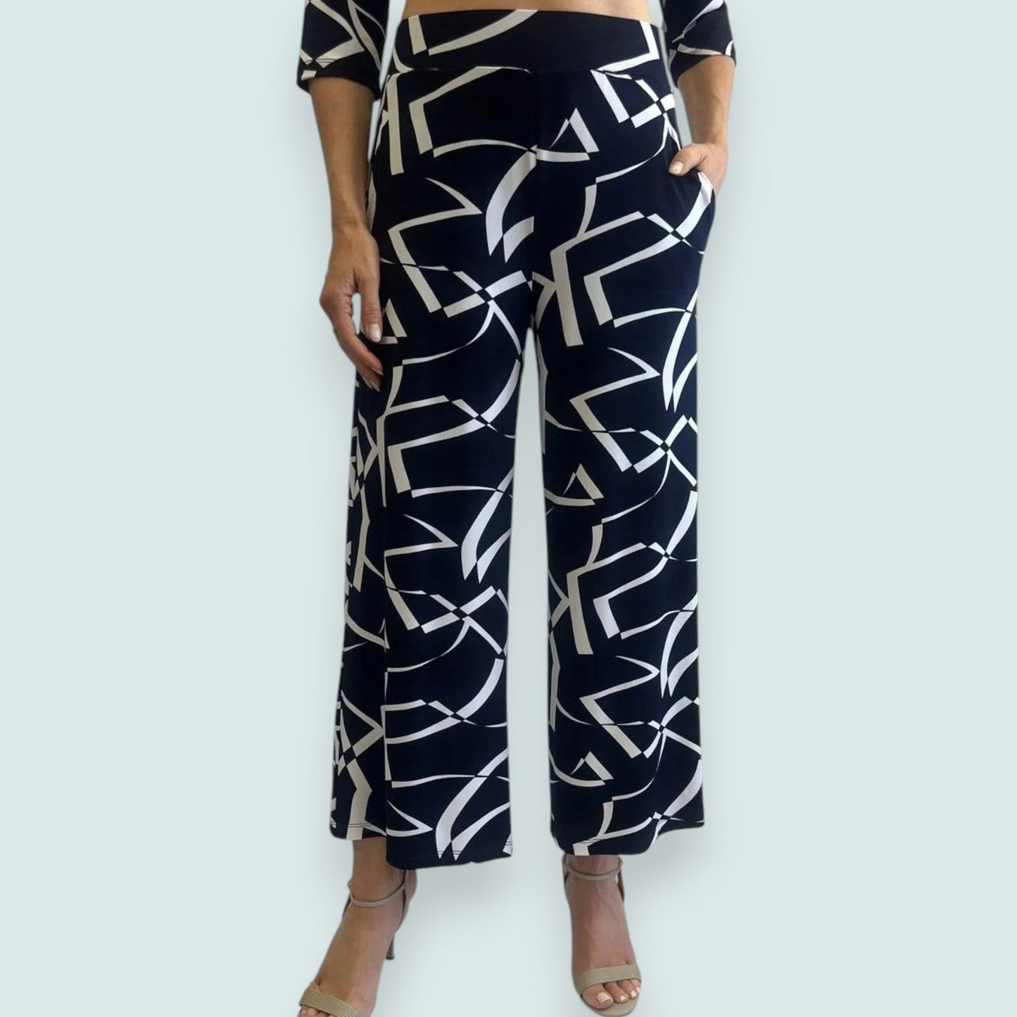 Soft Works - Wide Leg Printed Pants