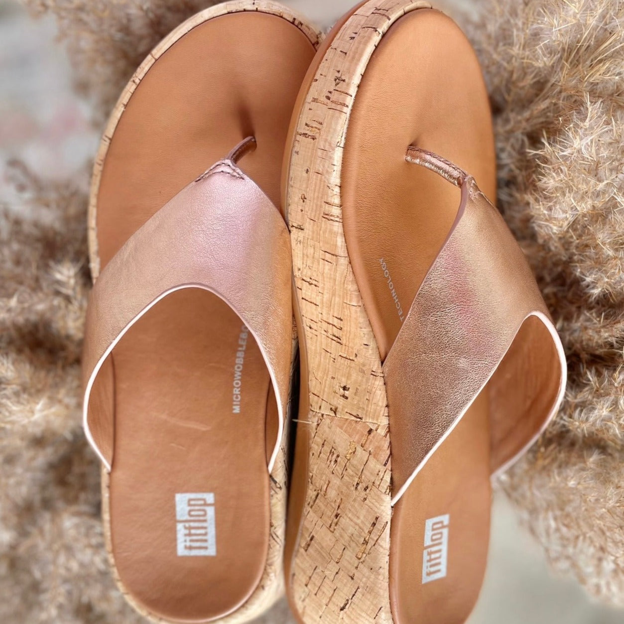 Fitflop - Metallic Cork Sandals