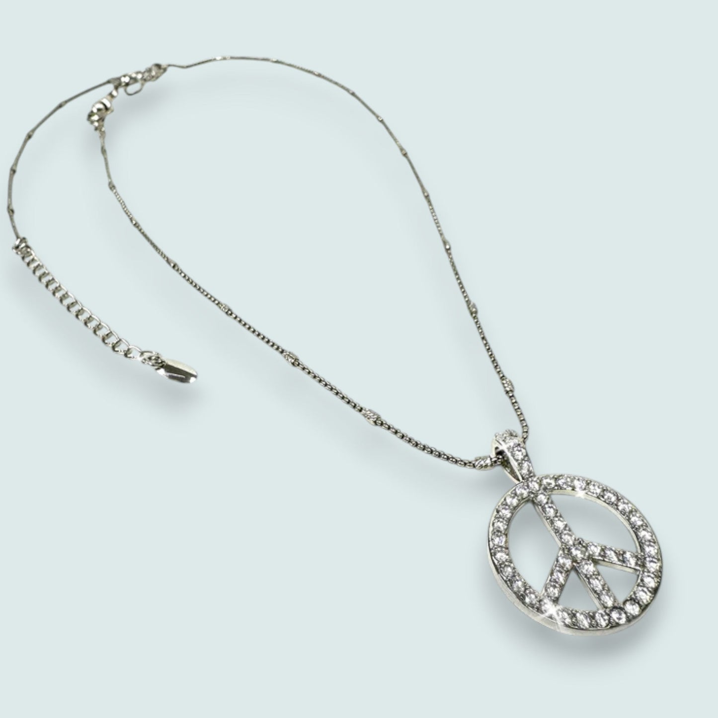 Jacqueline Kent - Crystal Peace Pendant Necklace