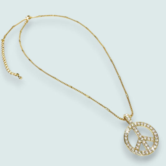 Jacqueline Kent - Crystal Peace Pendant Necklace