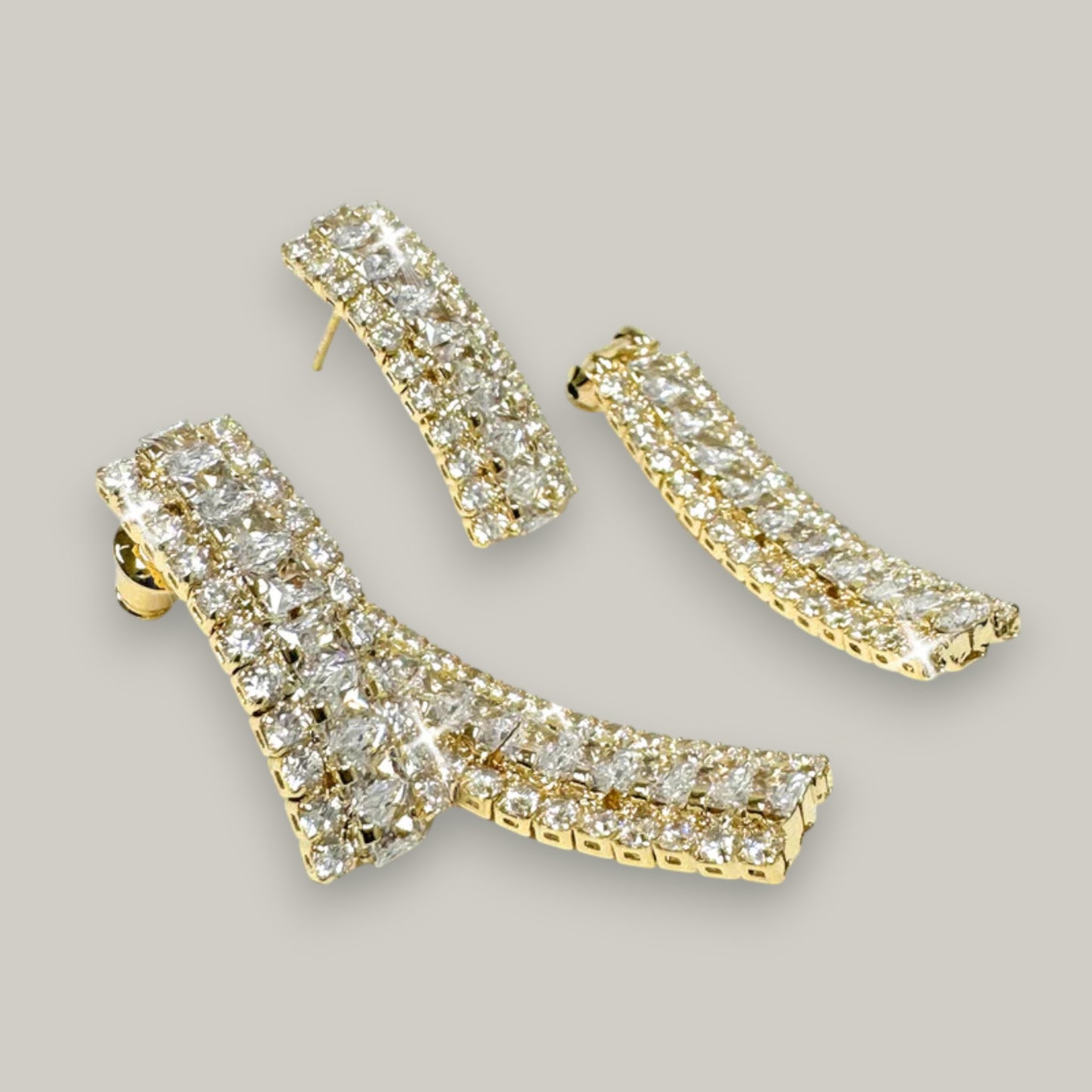 Jacqueline Kent - Split Bar Earrings