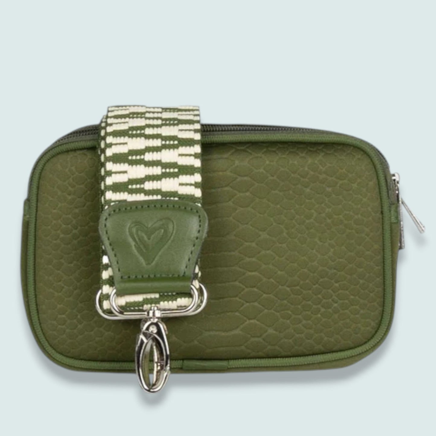 Audrey's - Dual Zipper Belt/Crossbody Bag