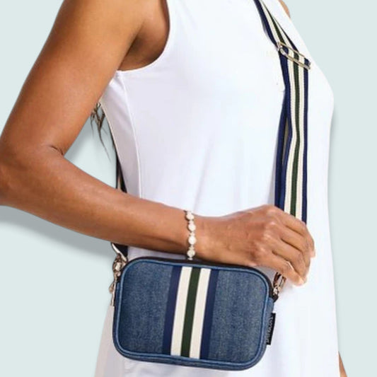 Audrey's - Dual Zipper Belt/Crossbody Bag