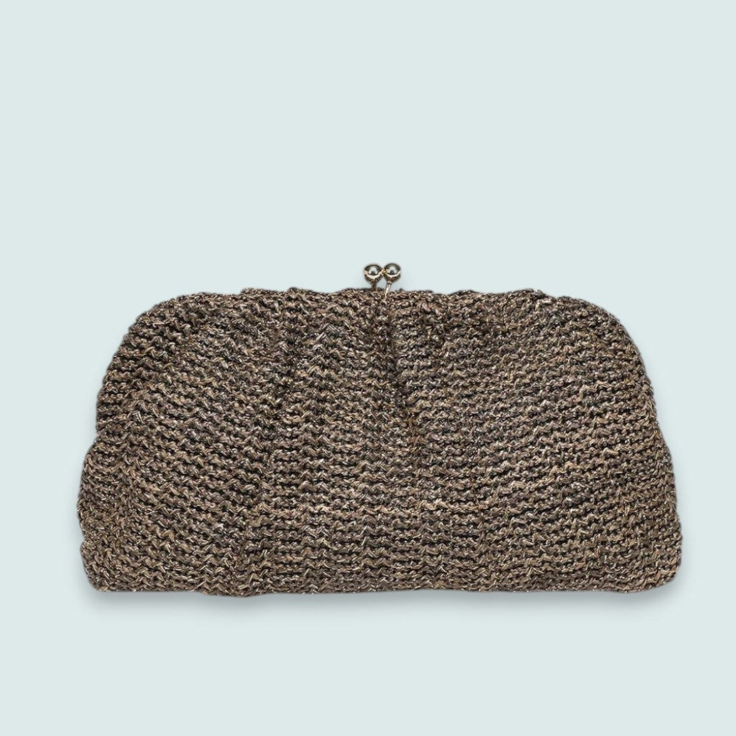 Louenhide - Goldie Raffia Clutch
