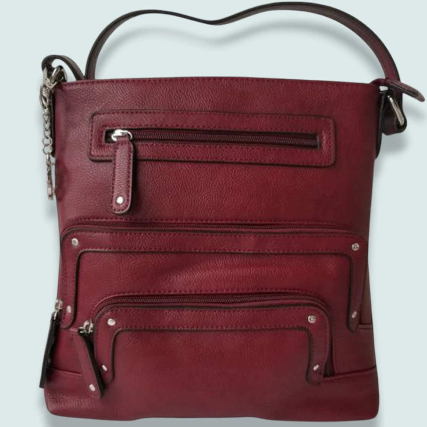 La Diva - Multi-Zip Crossbody Purse