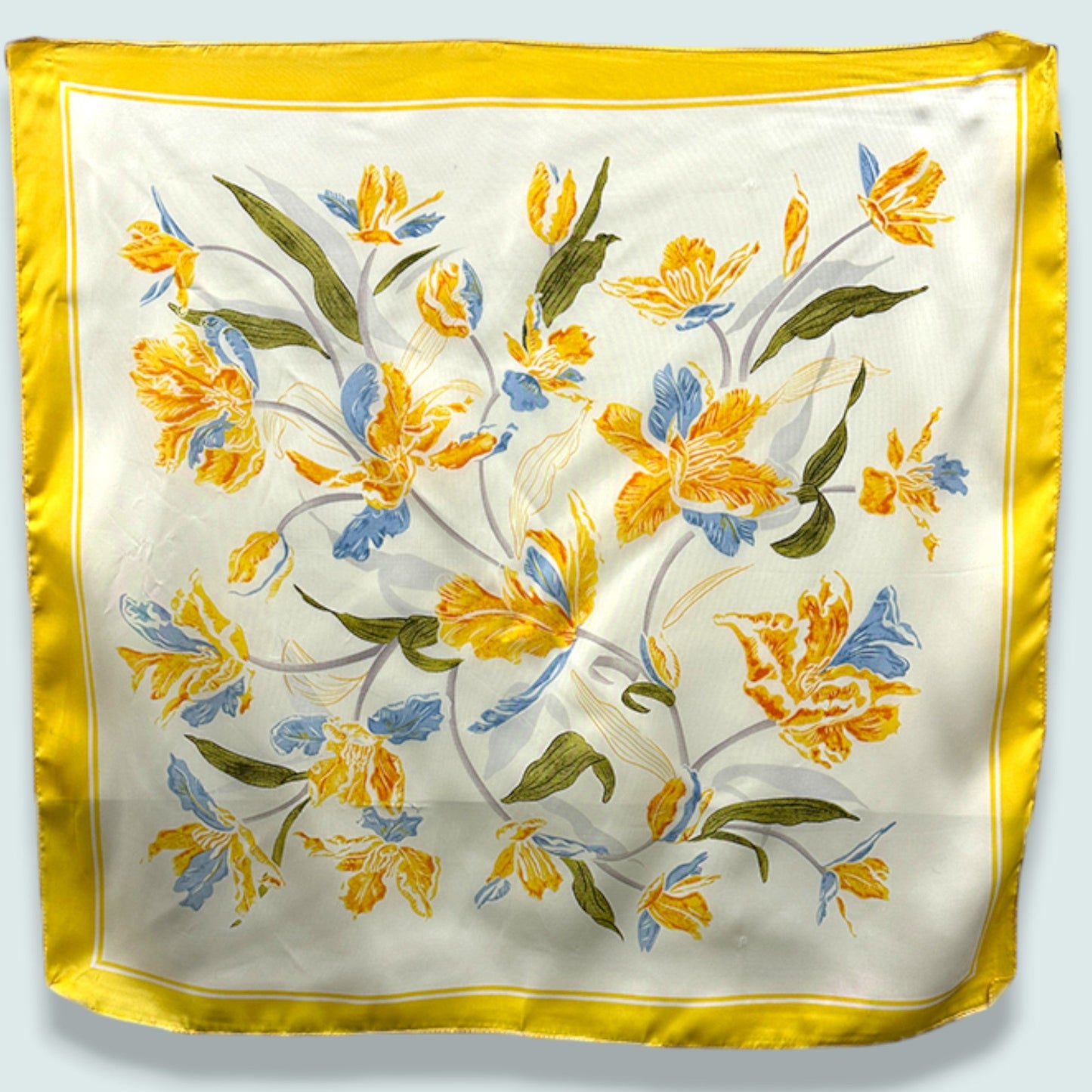 Red Coral - Golden Garden Whisper Magnetic Scarf