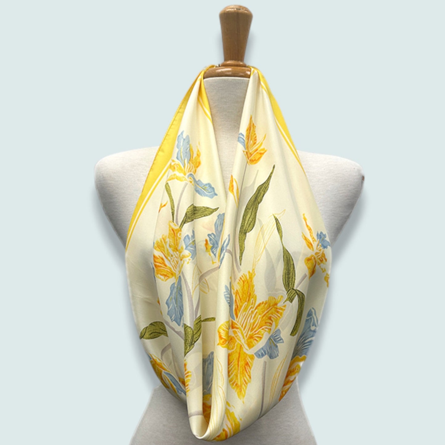 Red Coral - Golden Garden Whisper Magnetic Scarf