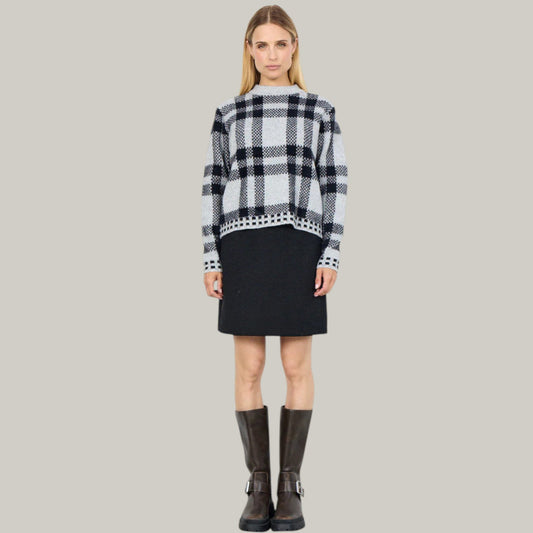 Soya Concept - Plaid Print Sweater