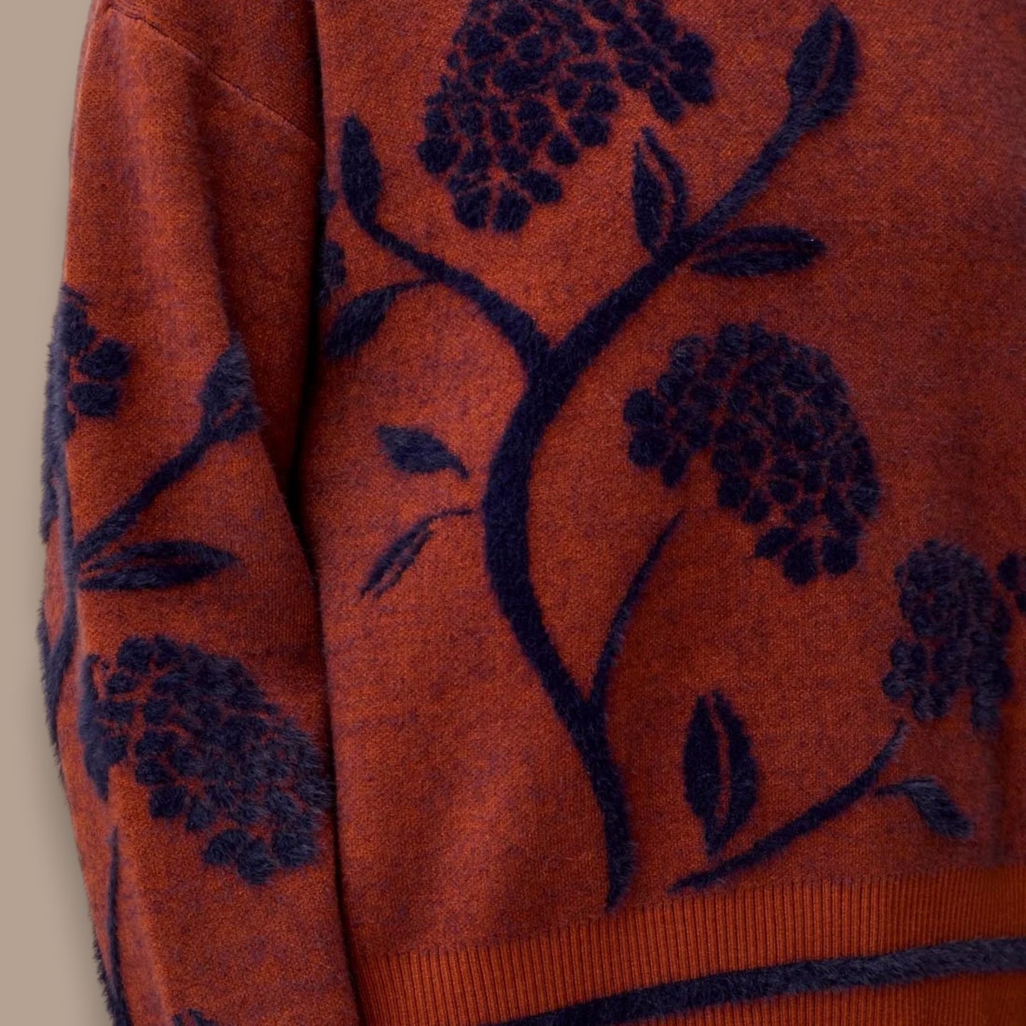 Tribal - Floral Vine Crew Neck Sweater