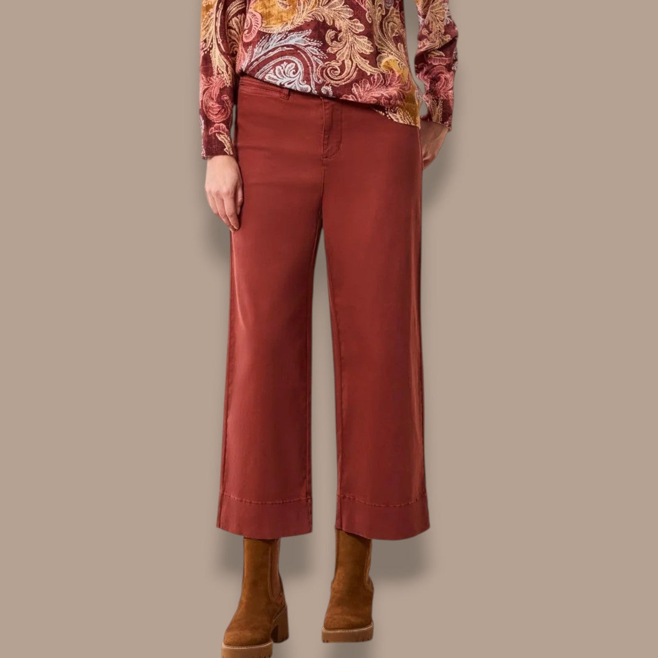 Tribal - Comfort Stretch High Rise Palazzo Pants