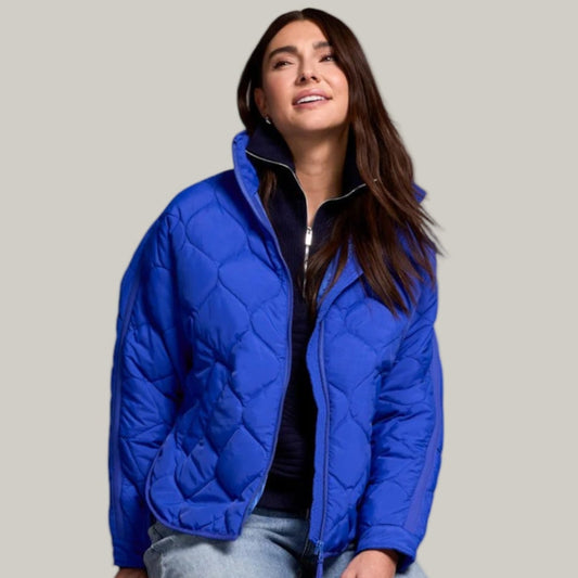 Tribal - Lightweight Drop Shoulder Quilted Puffer Jacket