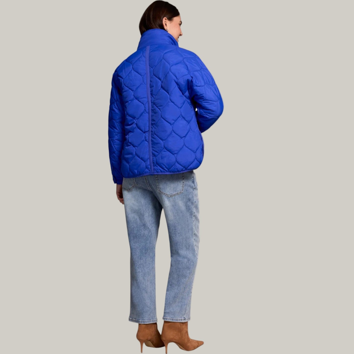 Tribal - Lightweight Drop Shoulder Quilted Puffer Jacket