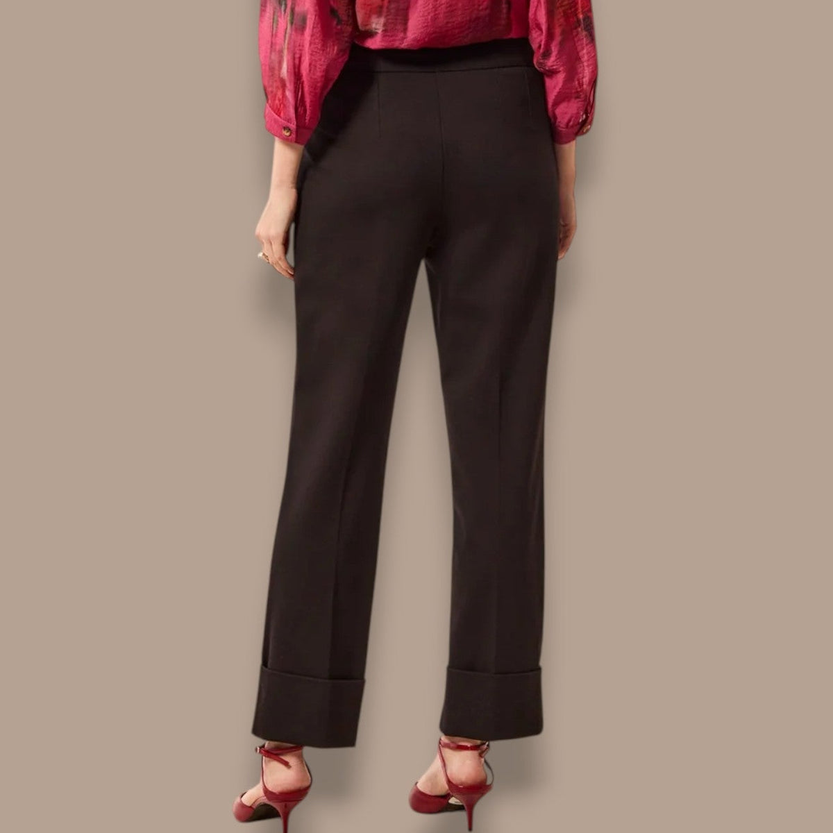 Tribal - Straight Leg Cuffed Pull-On Pants