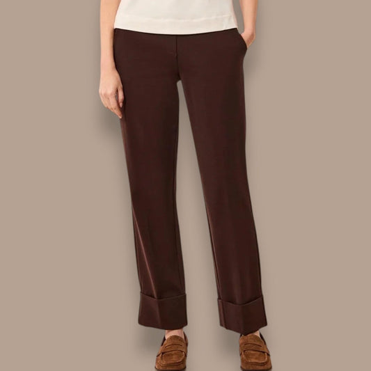 Tribal - Straight Leg Cuffed Pull-On Pants