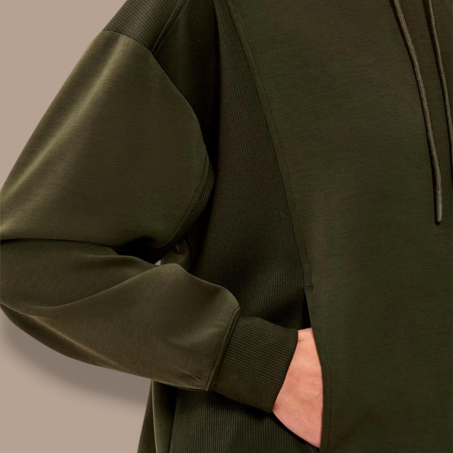 Tribal - Soft Modal Hoodie With Drawstring Hood