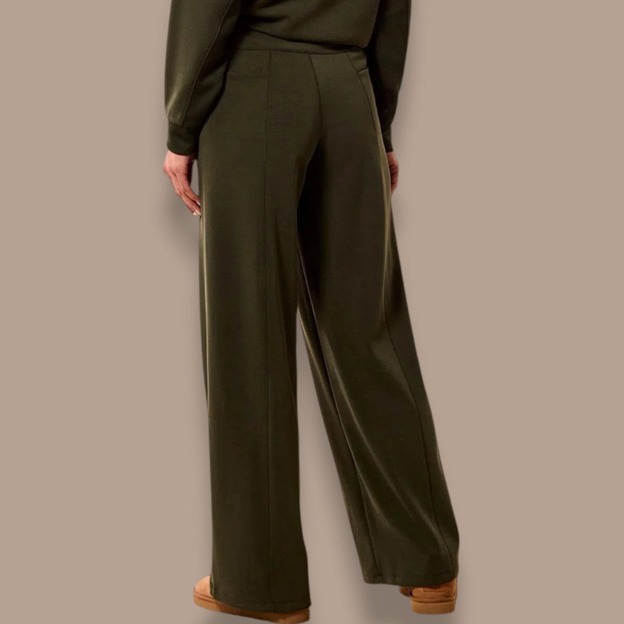Tribal - Soft Modal Wide Leg Pant With Pintuck Detail